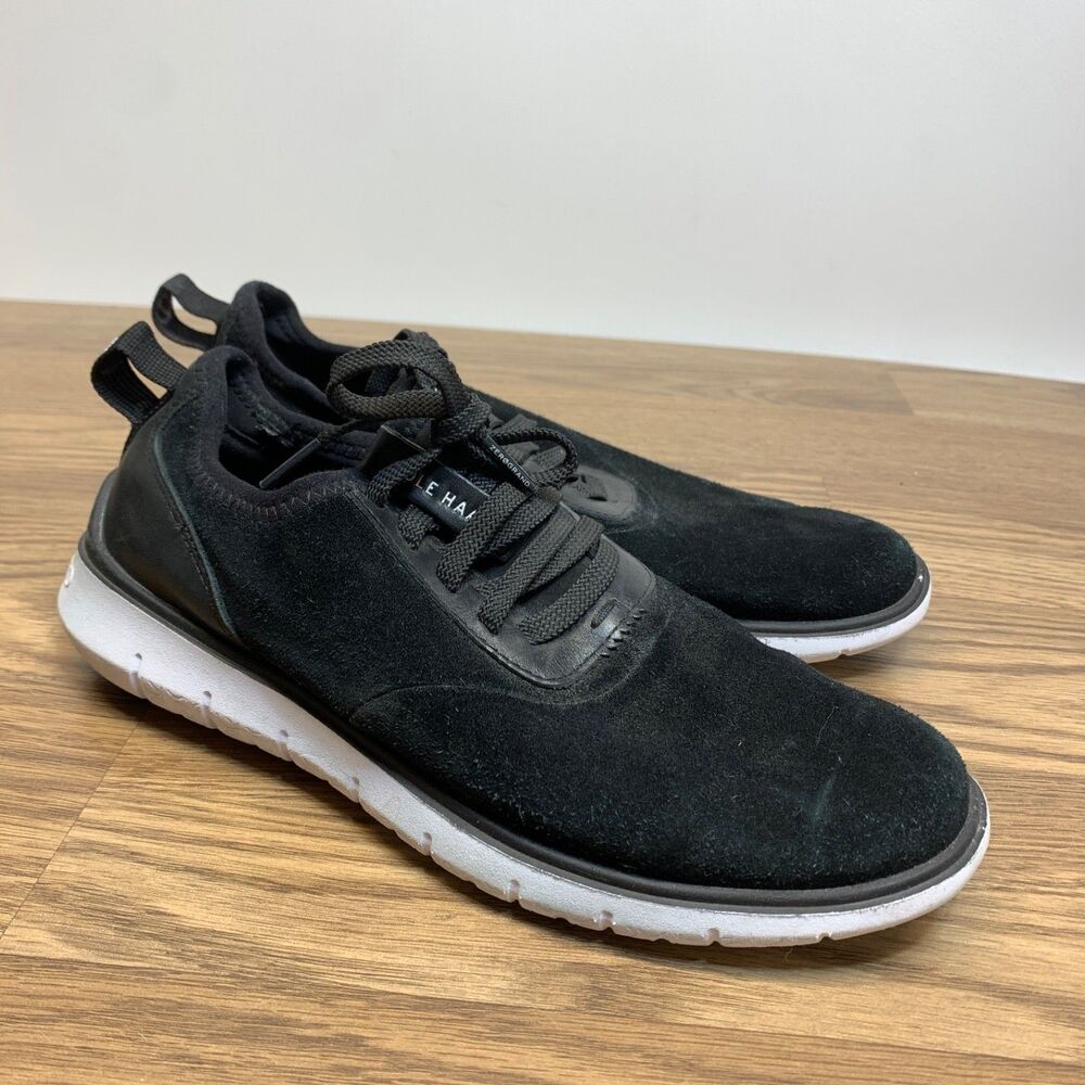 Cole Haan Sneakers Shoes Women's‎ Lace Up Black Suede Size 8B